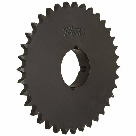 MARTIN SPROCKET & GEAR TB METRIC SNG & DBL - 16B CHAIN AND BELOW - BUSHED 16BTB36